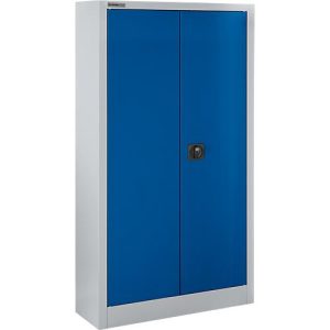Schäfer Shop Select Materialschrank MSI 16408 , B 800 x T 400 x H 1535 mm, 3 Böden, Stahl, weißaluminium RAL 9006/enzianblau RAL 5010 Schäfer Shop Select Materialschrank MSI 16408 , B 800 x T 400 x H 1535 mm, 3 Böden, Stahl, weißaluminium RAL 9006/enzianblau RAL 5010