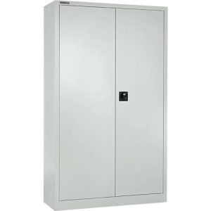 Schäfer Shop Select Materialschrank MSI 2409, mit Lochrasterwänden auf halber Höhe, mit 3 Fachböden & 2 Schubläden, B 950 x T 400 x H 1935 mm, lichtgrau/lichtgrau Schäfer Shop Select Materialschrank MSI 2409, mit Lochrasterwänden auf halber Höhe, mit 3 Fachböden & 2 Schubläden, B 950 x T 400 x H 1935 mm, lichtgrau/lichtgrau