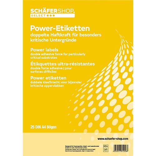 Schäfer Shop Select Power Etiketten 63,5 x 29,6 mm, 25 Bl.