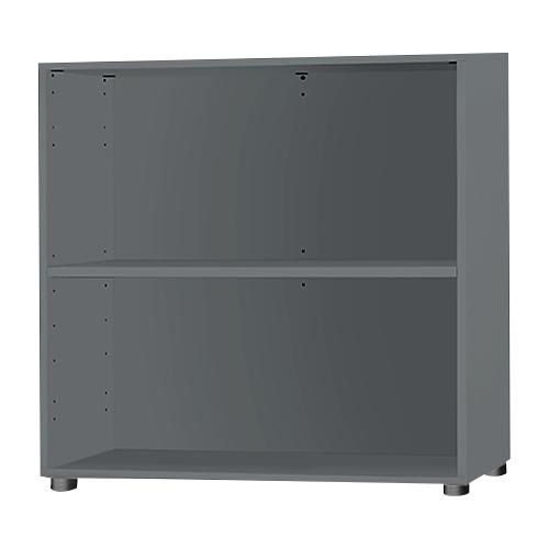 Schäfer Shop Select Regal, 2 OH, B 800 x T 420 x H 788 mm, graphit