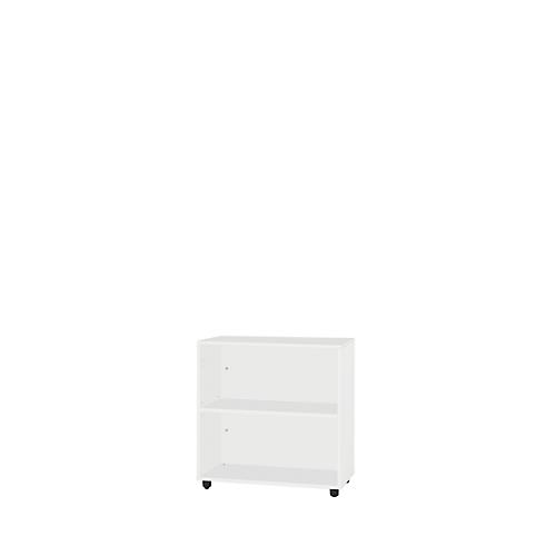 Schäfer Shop Select Regal, B 800 x T 420 x H 788 mm, 2 OH & 1 Fachboden, lichtgrau