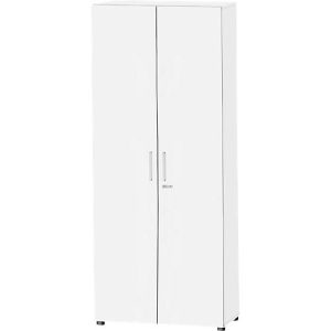 Schäfer Shop Select Schrank SET UP, 6 OH, abschließbar, B 800 x T 420 x H 2240 mm, weiß/weiß Schäfer Shop Select Schrank SET UP, 6 OH, abschließbar, B 800 x T 420 x H 2240 mm, weiß/weiß