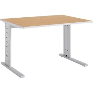 Schäfer Shop Select Schreibtisch Moxxo IQ, Rechteck, C-Fuß, B 1200 x T 800 x H 735 mm, Buche-Dekor Schäfer Shop Select Schreibtisch Moxxo IQ, Rechteck, C-Fuß, B 1200 x T 800 x H 735 mm, Buche-Dekor