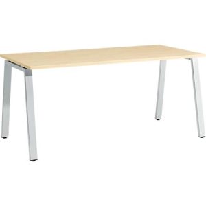 Schäfer Shop Select Schreibtisch Start Off, A-Fuß, Rechteck, Stahl/Holz, B 1600 x T 800 x H 735 mm, ahorn Schäfer Shop Select Schreibtisch Start Off, A-Fuß, Rechteck, Stahl/Holz, B 1600 x T 800 x H 735 mm, ahorn