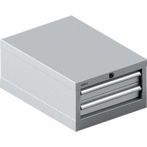 Schäfer Shop Select Schubladenschrank 18-27, 2 Schübe (H 75/75mm), bis 200 kg, B 411 x T 572 x H 250 mm, weißaluminium/weißaluminium Schäfer Shop Select Schubladenschrank 18-27, 2 Schübe (H 75/75mm), bis 200 kg, B 411 x T 572 x H 250 mm, weißaluminium/weißaluminium