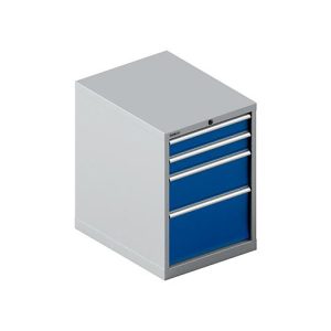 Schäfer Shop Select Schubladenschrank 27-36, 4 Schübe, bis 75 kg, B 564 x T 725 x H 800 mm, enzianblau/weißaluminium Schäfer Shop Select Schubladenschrank 27-36, 4 Schübe, bis 75 kg, B 564 x T 725 x H 800 mm, enzianblau/weißaluminium