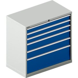 Schäfer Shop Select Schubladenschrank 54-27, 6 Schübe, bis 200 kg, B 1023 x T 572 x H 1000 mm, enzianblau Schäfer Shop Select Schubladenschrank 54-27, 6 Schübe, bis 200 kg, B 1023 x T 572 x H 1000 mm, enzianblau