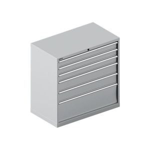 Schäfer Shop Select Schubladenschrank 54-27, 6 Schübe, bis 75 kg, B 1023 x T 572 x H 1000 mm, weißalu Schäfer Shop Select Schubladenschrank 54-27, 6 Schübe, bis 75 kg, B 1023 x T 572 x H 1000 mm, weißalu