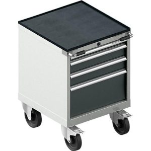 Schäfer Shop Select Schubladenschrank mit Rollen WSK 18-27, 4 Schübe, bis 75 kg, B 411 x T 572 x H 770 mm, anthrazitgrau/lichtgrau Schäfer Shop Select Schubladenschrank mit Rollen WSK 18-27, 4 Schübe, bis 75 kg, B 411 x T 572 x H 770 mm, anthrazitgrau/lichtgrau