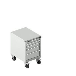 Schäfer Shop Select Schubladenschrank mit Rollen WSK 36-27, 5 Schübe, bis 75 kg, B 717 x T 572 x H 920 mm, lichtgrau/lichtgrau Schäfer Shop Select Schubladenschrank mit Rollen WSK 36-27, 5 Schübe, bis 75 kg, B 717 x T 572 x H 920 mm, lichtgrau/lichtgrau
