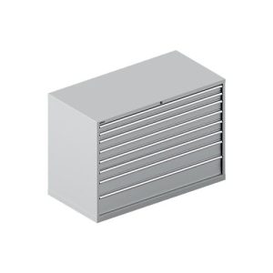 Schäfer Shop Select Schubladenschrank WSK 54-36, Stahl, 8 Schübe, bis 200 kg, B 1023 x T 725 x H 1000 mm, weissaluminium/weissaluminium Schäfer Shop Select Schubladenschrank WSK 54-36, Stahl, 8 Schübe, bis 200 kg, B 1023 x T 725 x H 1000 mm, weissaluminium/weissaluminium