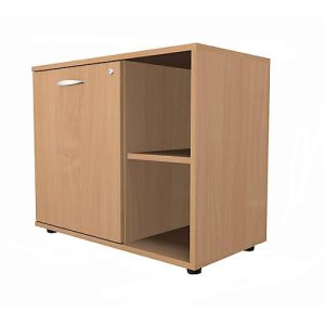 Schäfer Shop Select Sideboard, mit Drehtür, abschließbar, Spanplatte, B 800 x T 420 x H 663 mm, links anstellbar, Buche Schäfer Shop Select Sideboard, mit Drehtür, abschließbar, Spanplatte, B 800 x T 420 x H 663 mm, links anstellbar, Buche