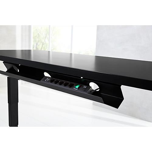 Schäfer Shop Select Steckdosenleiste Multi, 5-fach, für elektrisch höhenverstellbaren Schreibtisch Elements, schwarz