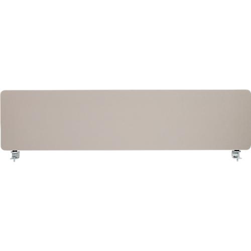 Schäfer Shop Select Tischtrennwand, Materialstärke 30 mm, B 1200 x H 387 mm, 100 % Post-Consumer-Recyclingpolyester, beige