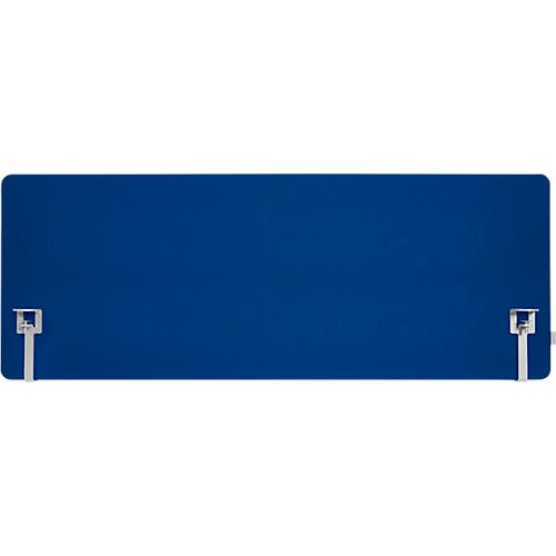 Schäfer Shop Select Tischtrennwand, Materialstärke 30 mm, B 1600 x H 600 mm, 100 % Post-Consumer-Recyclingpolyester, dunkelblau