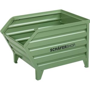 Schäfer Shop Select Transport- und Stapelbehälter, B 1010 x T 520 x H 610 mm, resedagrün RAL 6011, bis 800 kg Schäfer Shop Select Transport- und Stapelbehälter, B 1010 x T 520 x H 610 mm, resedagrün RAL 6011, bis 800 kg