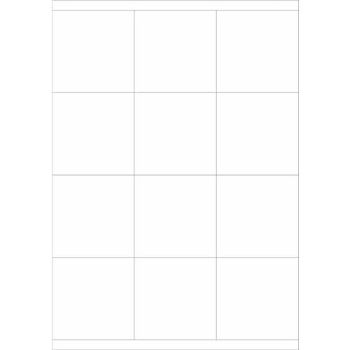 Schäfer Shop Select Universal-Etiketten, 70,0 x 70,0 mm = 3,5' Disk, Permanentkleber, 1200 Stück