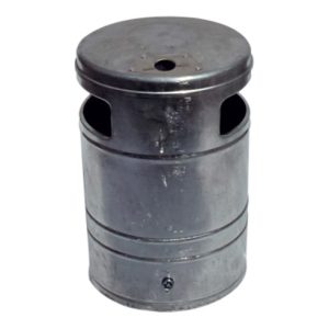 Schake Abfallbehälter 40l, + Ascher Ø 340mm Höhe 530mm, beschichtet Schake Abfallbehälter 40l, + Ascher Ø 340mm Höhe 530mm, beschichtet