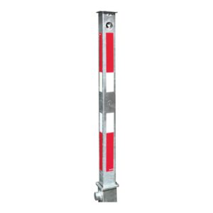 Schake Absperrpfosten Typ 470DL, vollversenkbar + Dreikantverschluß, 900mm Überflur, +refl. Streifen incl. Bodenhülse Schake Absperrpfosten Typ 470DL, vollversenkbar + Dreikantverschluß, 900mm Überflur, +refl. Streifen incl. Bodenhülse