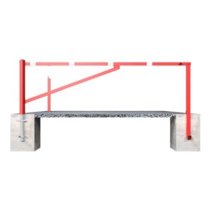 Schake Drehschranke 4,00m, für Vorhangschloss Drehpfosten: Ø 102mm, Schrankenarm: 60x40mm inkl. 2 Auflagepfosten, zum Einbetonieren, beschichtet, rot / weiß Schake Drehschranke 4,00m, für Vorhangschloss Drehpfosten: Ø 102mm, Schrankenarm: 60x40mm inkl. 2 Auflagepfosten, zum Einbetonieren, beschichtet, rot / weiß