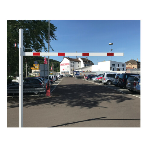 Schake Höhenbegrenzer 4500 mm zum Einbetonieren + Profilzylinderschloss, Lichte Weite: 4500 mm