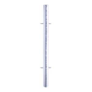 Schake Mittelpfosten Stahlrohr Ø 60mm + 4 Verbindungslaschen Länge 1500mm, beschichtet