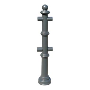 Schake Querholm Stahlrohr Ø 33,7 mm Länge: 2000 mm, anthrazitgrau, beschichtet, Querholm inkl. Alu, Verbindungsmuffen für geraden, waagerechten Verlauf Schake Querholm Stahlrohr Ø 33,7 mm Länge: 2000 mm, anthrazitgrau, beschichtet, Querholm inkl. Alu, Verbindungsmuffen für geraden, waagerechten Verlauf