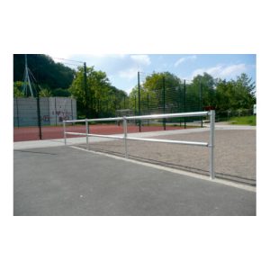 Schake Querrohr Ø 60 mm 2500mm verzinkt + Aluschellen, beschichtet, weiß / rot Schake Querrohr Ø 60 mm 2500mm verzinkt + Aluschellen, beschichtet, weiß / rot