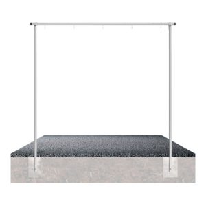 Schake Wäschetrockengerüst Ø60mm, Querstange 3,00m, ohne Haken Schake Wäschetrockengerüst Ø60mm, Querstange 3,00m, ohne Haken