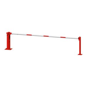 Schake Wegeschranken 6m + fester Auflagestütze, Dreikantverschluss Stahlkonstruktion 120x80mm Schake Wegeschranken 6m + fester Auflagestütze, Dreikantverschluss Stahlkonstruktion 120x80mm