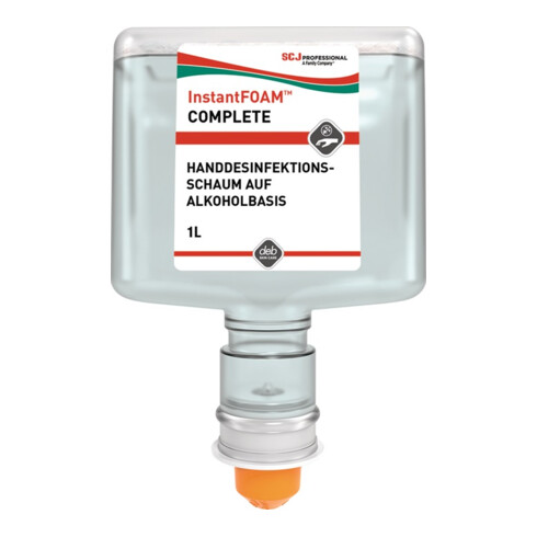 Schaum-Handdesinfektionsmittel Deb InstantFOAM Complete 1l/1,2 (TF)l Kartusche