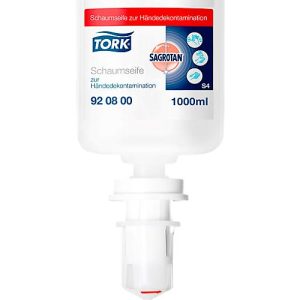 Schaumseife Sagrotan Tork, 6 Flaschen á 1 l, parfümfrei, für Tork Spender Schaumseife Sagrotan Tork, 6 Flaschen á 1 l, parfümfrei, für Tork Spender