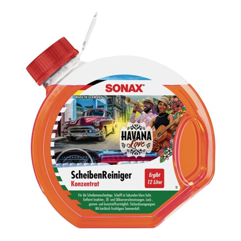 ScheibenReiniger Havana Love Konzentrat 3l Rundflasche SONAX