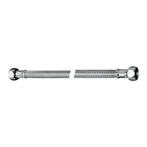 Schell Flexibler Schlauch clean-fix S FLEX mit 2 Überwurfmuttern 3/8″, chrom 300 mm