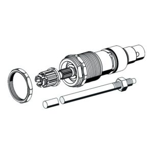 Schell Oberteil inkl. Spindel 488mm, mit Ablänghilfe Schell Oberteil inkl. Spindel 488mm, mit Ablänghilfe