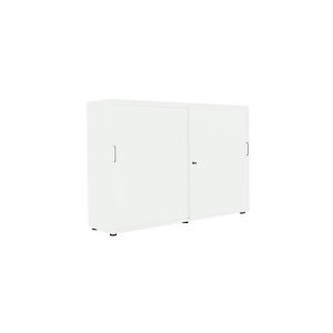 Schiebetürenschrank, B 1600 mm, 3 OH, weiß Schiebetürenschrank, B 1600 mm, 3 OH, weiß