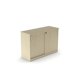 Schiebetürenschrank BEXXSTAR, 3 Ordnerhöhen, H 1155 mm, Ahorn-Dekor Schiebetürenschrank BEXXSTAR, 3 Ordnerhöhen, H 1155 mm, Ahorn-Dekor