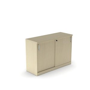 Schiebetürenschrank NEVADA, B 1200 x H 825 mm, Ahorn-Dekor