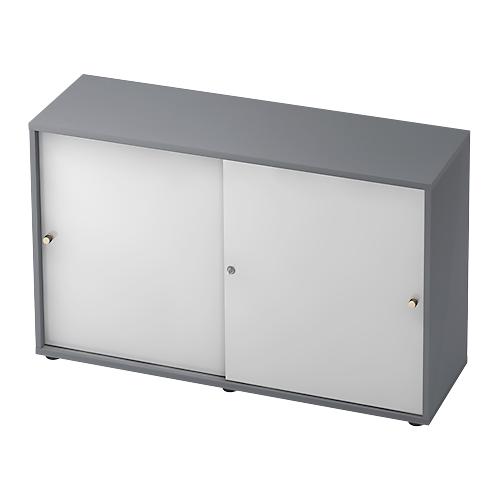 Schiebetürenschrank TOPAS LINE, 2 OH, graphit/weiß