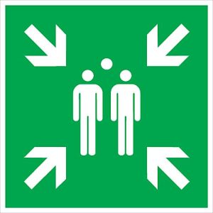 Schild ‚Sammelstelle‘ Schild ‚Sammelstelle‘