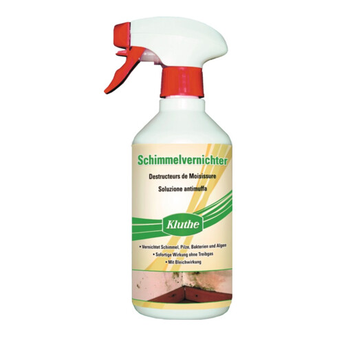 Schimmelvernichter chlorhaltig 500 ml Sprühflasche KLUTHE
