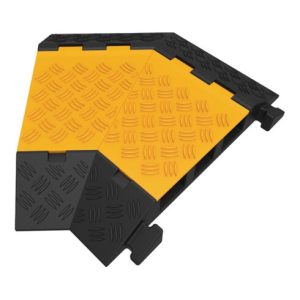 Schlauch- u.Kabelbrücke H70mm Gum.schwarz/gelb li. Schlauch- u.Kabelbrücke H70mm Gum.schwarz/gelb li.