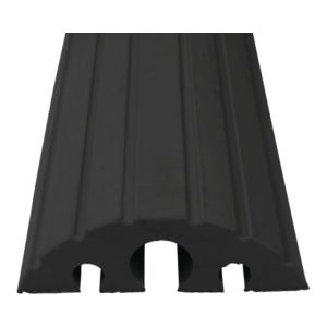 Schlauch- u.Kabelbrücke L1200xB210xH65mm Vollgummi schwarz