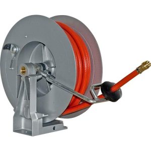 Schlauchaufroller, automatisch, für Druckluft, Länge 10 Meter, Aluminiumguss Schlauchaufroller, automatisch, für Druckluft, Länge 10 Meter, Aluminiumguss