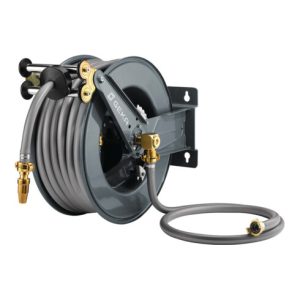 Schlauchaufroller PA30SK f.Wasser L.30m Geh.STA Ausgang G 1 Zoll AG GEKA