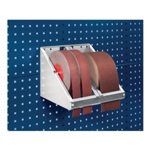 Schleifpapierrollenhalter B310xT300xH250mm Rollenb.max.120mm D.max.260mm BOTT Schleifpapierrollenhalter B310xT300xH250mm Rollenb.max.120mm D.max.260mm BOTT