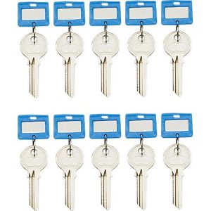Schlüsselanhänger, 10 Stück, blau Schlüsselanhänger, 10 Stück, blau