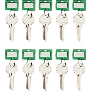 Schlüsselanhänger, 10 Stück, grün Schlüsselanhänger, 10 Stück, grün