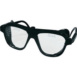 SCHMERLER Schutzbrille EN 166, Bügel schwarz, Scheibe klar Nylon, Seitenblenden, verstellbar, Glasgröße 62 x 52 mm SCHMERLER Schutzbrille EN 166, Bügel schwarz, Scheibe klar Nylon, Seitenblenden, verstellbar, Glasgröße 62 x 52 mm