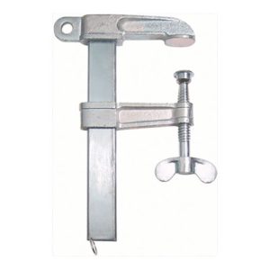 Schmico Polschweißzwinge Stromst. 400A Spannw.150mm Ausladung 78mm m.Flügelmutter Schmico Polschweißzwinge Stromst. 400A Spannw.150mm Ausladung 78mm m.Flügelmutter